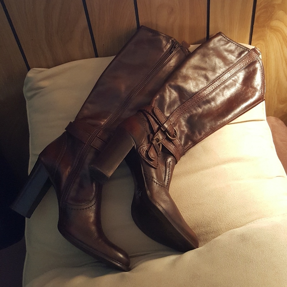 Mixx Brown Leather Boots from Italy